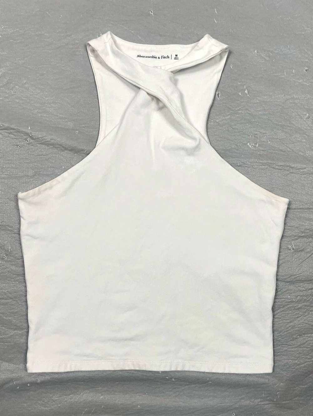 Abercrombie & Fitch YPB Studiosoft High-Neck Cross-Strap Slim Tank